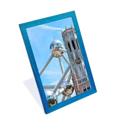 Brussels picture frame blue