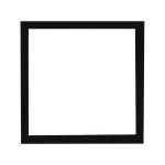 Amszterdam négyzetes mandala képkeret fekete