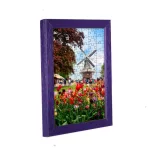 Amszterdam puzzle képkeret lila