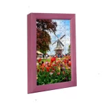 Amszterdam puzzle képkeret rózsaszin 