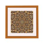 Amsterdam square mandala picture frame yellow