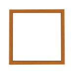 Amsterdam square mandala picture frame yellow