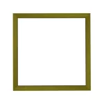 Amsterdam square mandala picture frame green