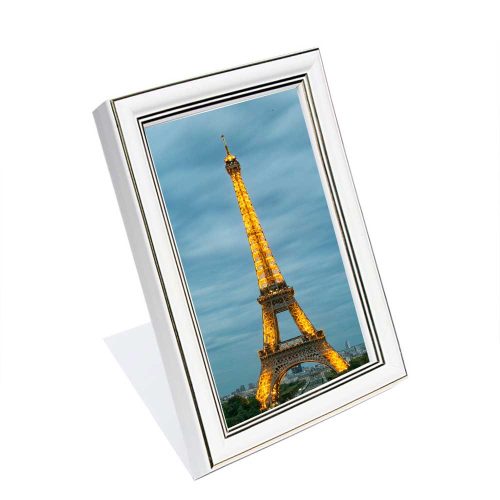 Paris picture frame gold-white