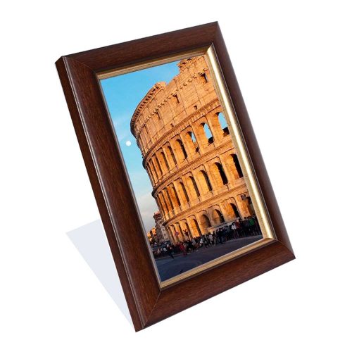 Rome picture frame walnut brown