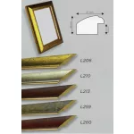 Rome picture frame antique brown