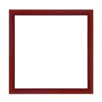 Nairobi square mandala picture frame claret