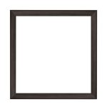 Nairobi square mandala picture frame black