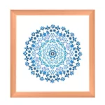 Nairobi square mandala picture frame natur