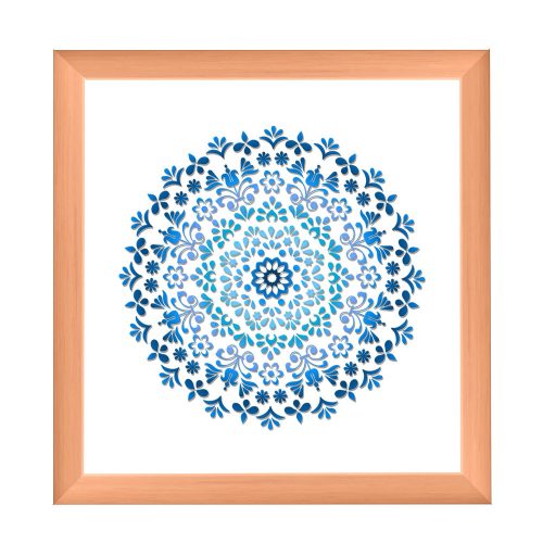 Nairobi mandala képkeret  natúr