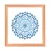 Nairobi square mandala picture frame natur