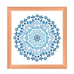 Nairobi square mandala picture frame natur