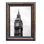 London képkeret, bronz, A4 