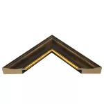 Madrid picture frame for puzzle, bronze