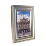 Madrid puzzle képkeret ezüst 