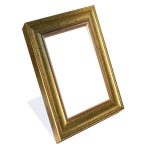 Madrid képkeret arany, egyedi méretre