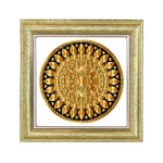 Madrid square mandala picture frame gold