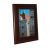 Florence picture frame for puzzle, dark brown