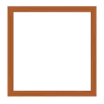 Vienna square mandala picture frame cherry