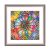 Vienna square mandala picture frame silver