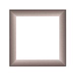 Vienna square mandala picture frame silver