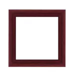 Vienna square mandala picture frame mahogany