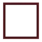 Vienna square mandala picture frame mahogany