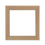 Vienna square mandala picture frame natur