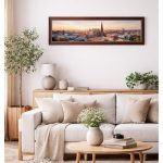 Vienna picture frame modern oak